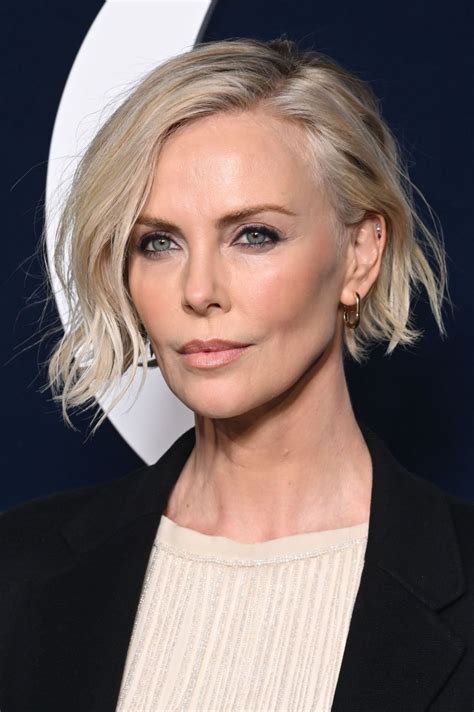 charlize theron hairstyles 2023.